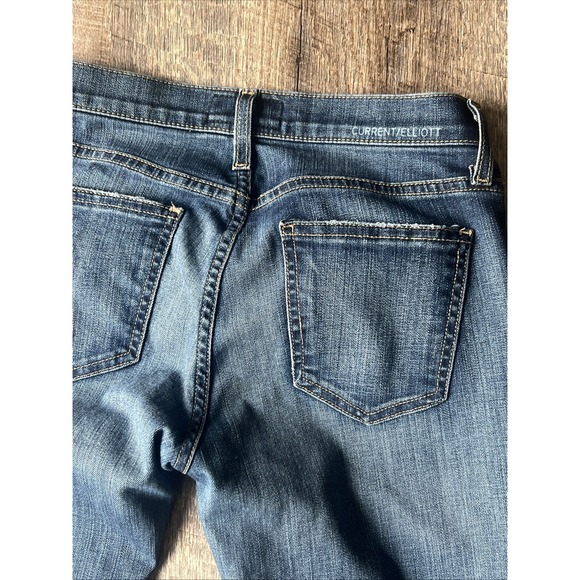 Current/Elliott Leather Tuxedo Stiletto jeans 26 29 - Picture 6 of 8